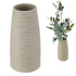 20cm Rippled Vase Camel Colour - Oldboy&