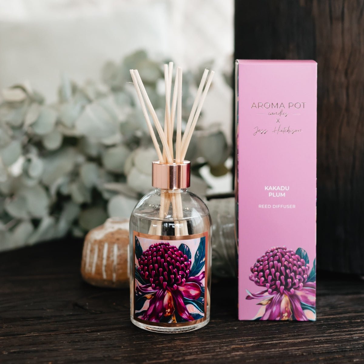 50+Hrs Soy Candle &amp; 200ml Reed Diffuser - Kakadu Plum - Oldboy&