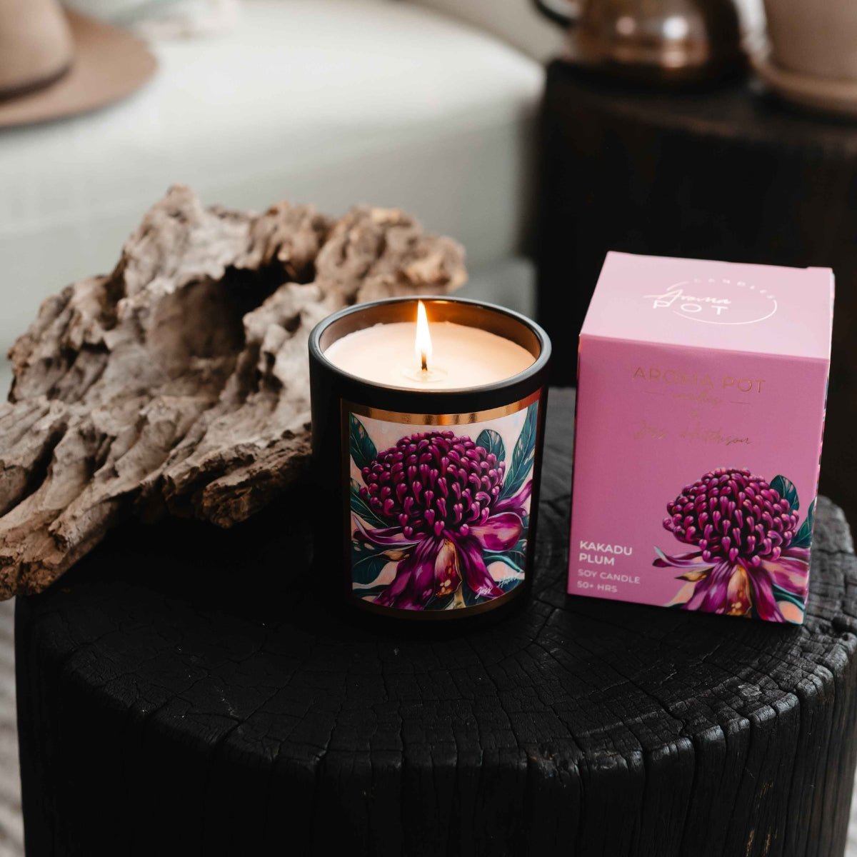 50+Hrs Soy Candle &amp; 200ml Reed Diffuser - Kakadu Plum - Oldboy&