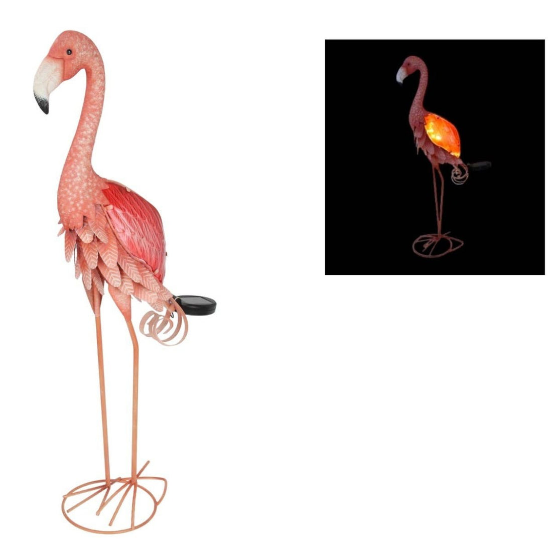 73cm Pink Flamingo with Solar Garden Light - Oldboy&