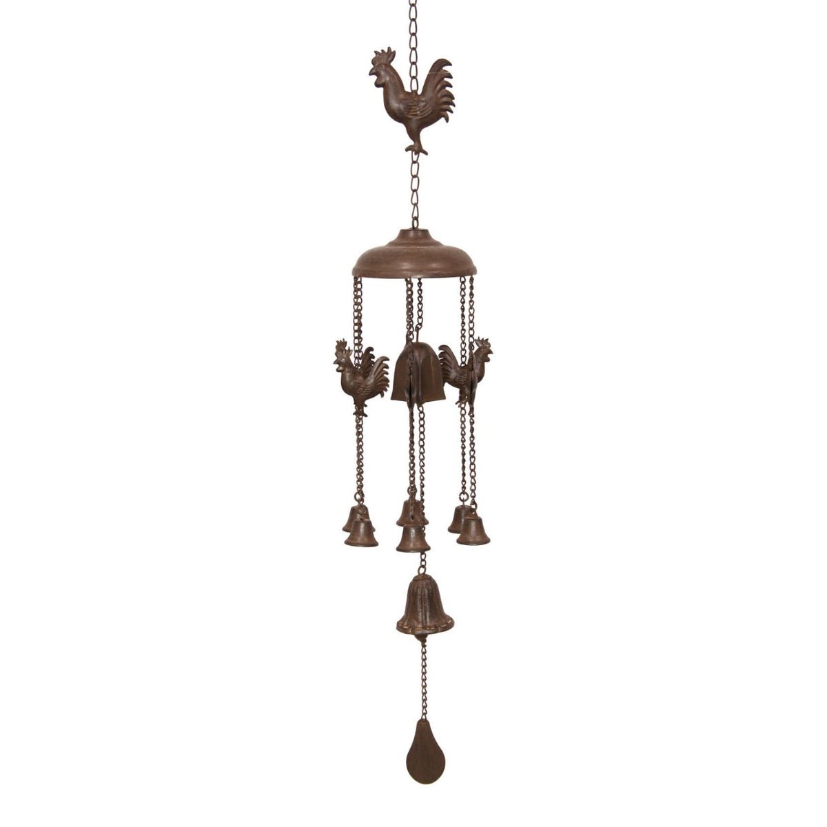 83cm Cast Iron Rooster Bell Wind Chime - Oldboy&