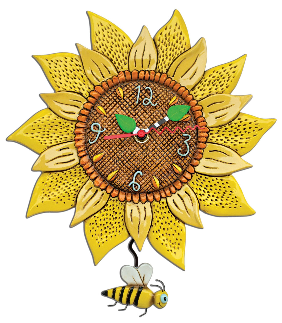 Bee Sunny Clock | Hand - Painted Bee - Themed Wall Clock - Oldboy&