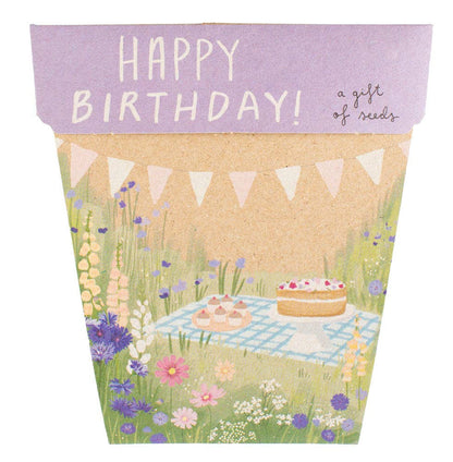 Happy Birthday Picnic Gift of Seeds - Oldboy&