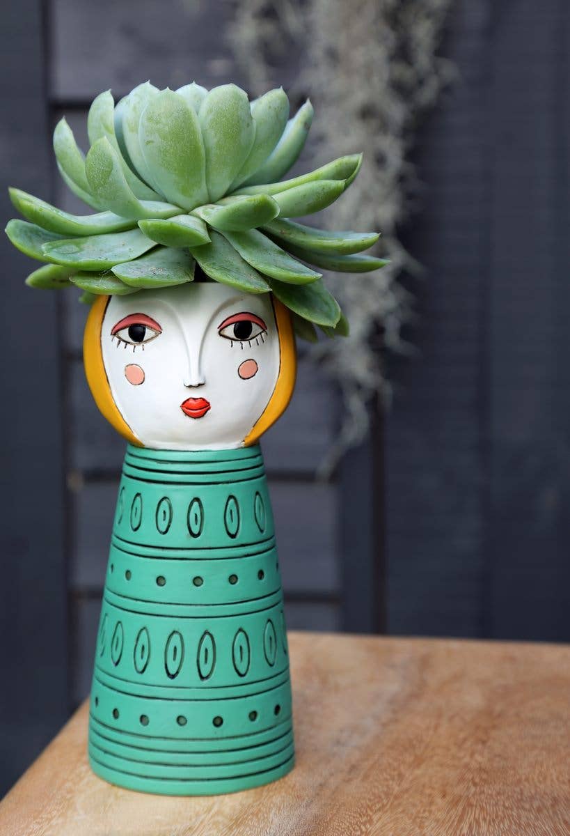 Lady Reese Planter - Vase - Handcrafted Polyresin Decor - Oldboy&