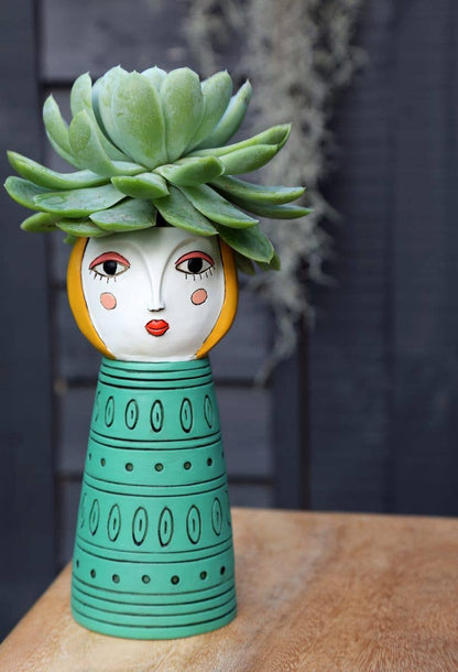 Lady Reese Planter - Vase - Handcrafted Polyresin Decor - Oldboy&