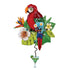 "Polly Parrot" Clock | Hand - Painted Nature - Inspired Wall Clock - Oldboy&