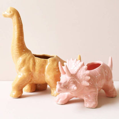 Pink Triceratops Dinosaur Planter - Oldboy&